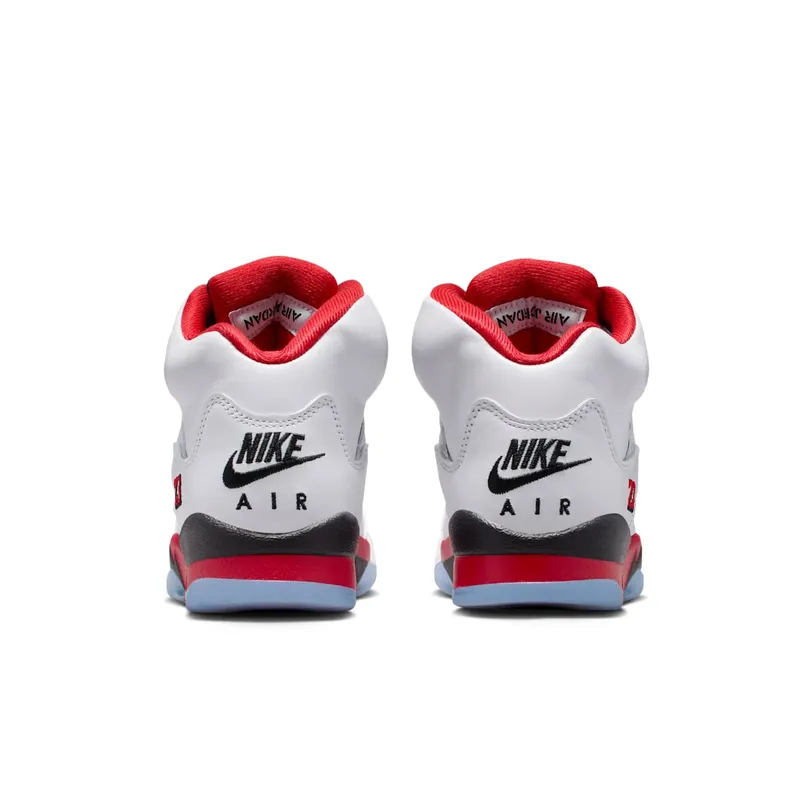 Jordan Air Jordan 5 “White/Fire Red/Black” (HQ7980-101)