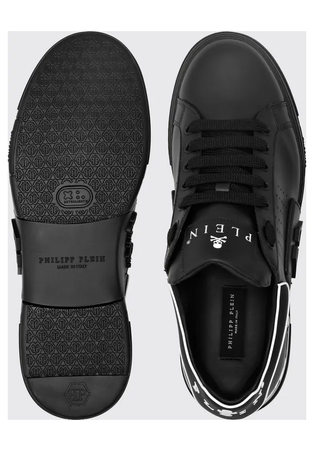 Philipp plein Leather Sneakers Black 1 (PAESUSC0775PLE005N0202) (3)