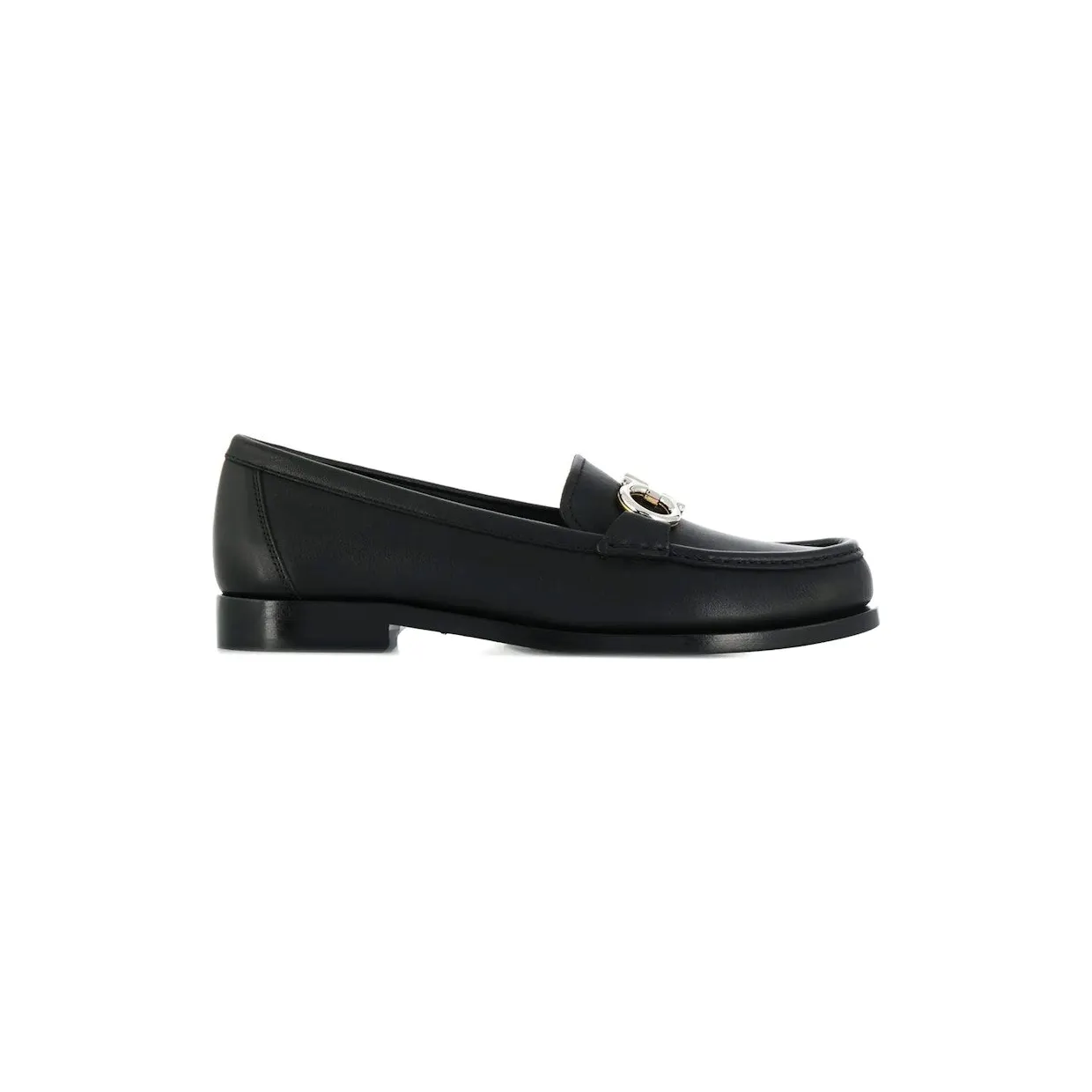 Ferragamo Gancini Mocassin Loafers Black (01N660693739)