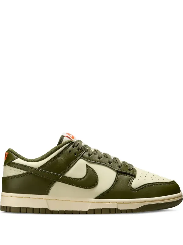 Nike Leren low-top with vlakken – Beige (IH0245)