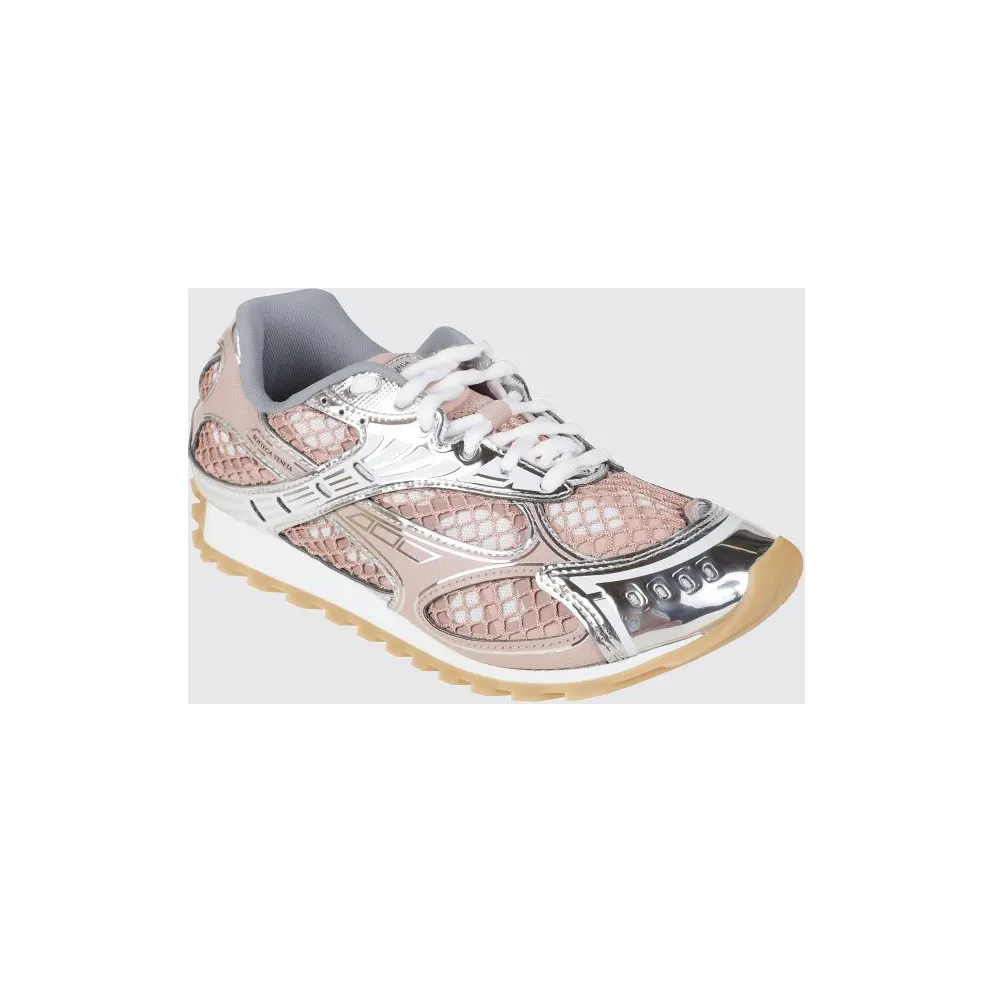 Bottega Veneta Orbit Technical Mesh Sneakers in a Bicolor Design White 1 (755915V2X409038)
