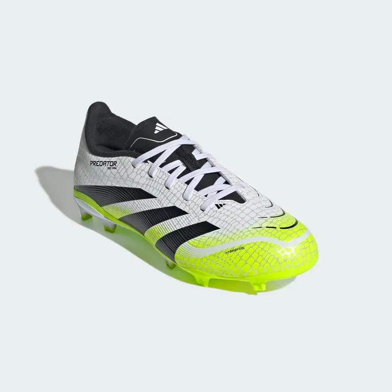 adidas Predator League FG/MG Cloud White Core Black Lucid Lemon (JI1125)