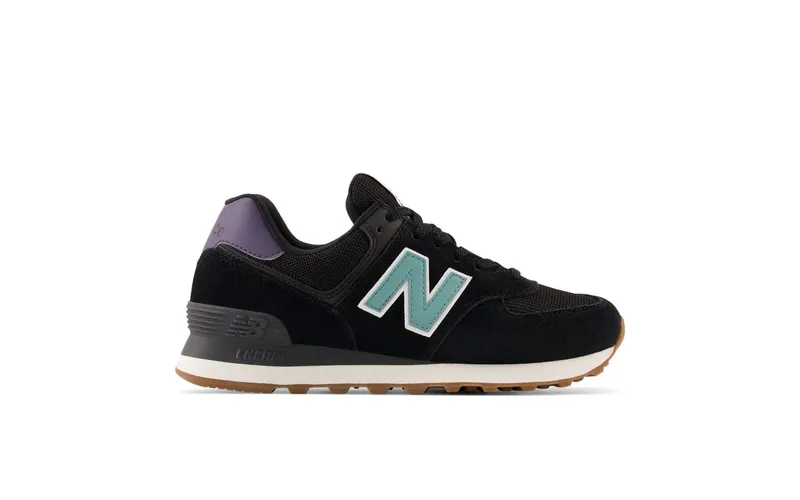 New Balance 574 Black Faded Teal Dark Mercury (WL574RA)