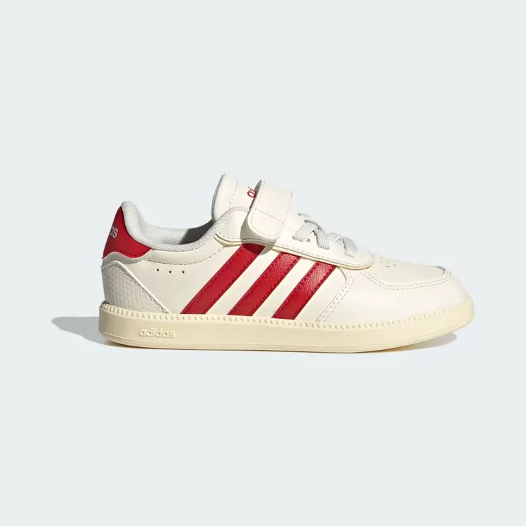 adidas Breaknet Sleek Shoes Kids “Off White / Better Scarlet / Warm Vanilla” (JQ3061)