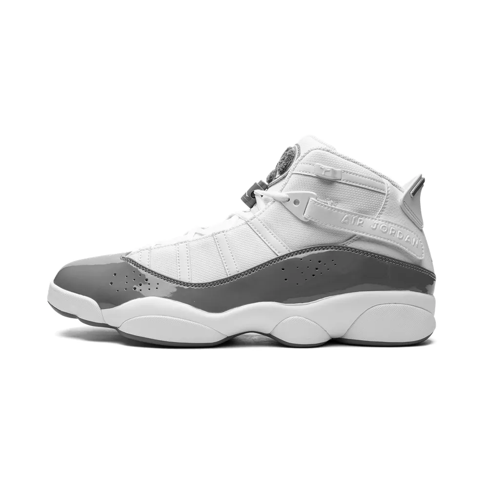 Jordan 6 rings “White / Cool Grey” (322992-121)