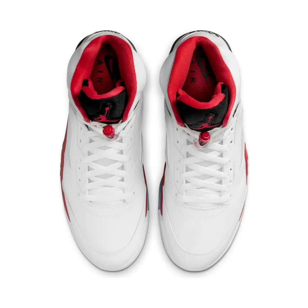 Jordan Air Jordan 5 “White/Fire Red/Black” (HQ7978-101)