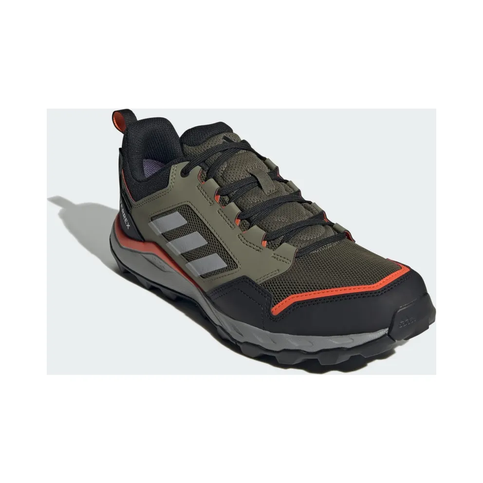 Adidas Tracerocker 2.0 GORE-TEX Trail Running Olive Strata / Charcoal Solid Grey / Semi Impact Orange (JI1305)