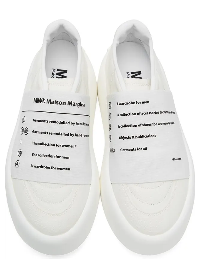Maison Margiela White Logo Platform H1527 White (S59WS0151 P3499) (5)