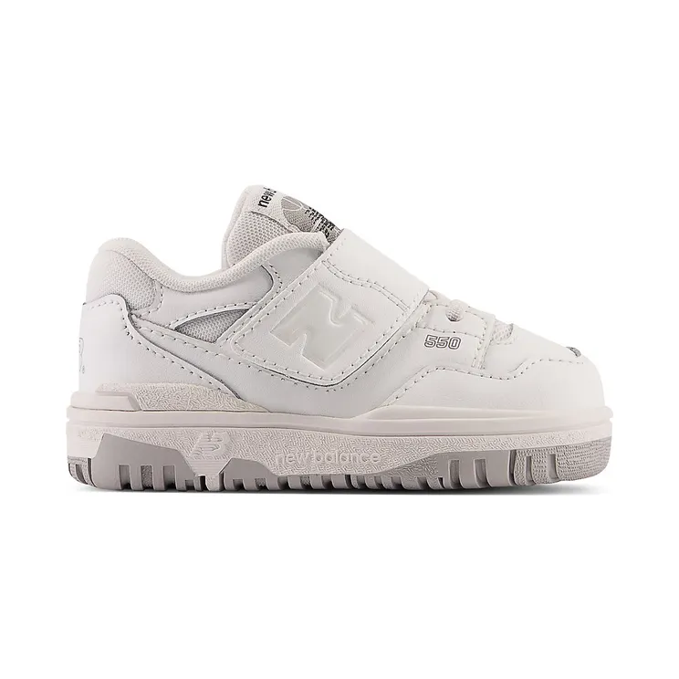 New Balance 550 Bungee Lace Strap White Grey (IHB550PB)