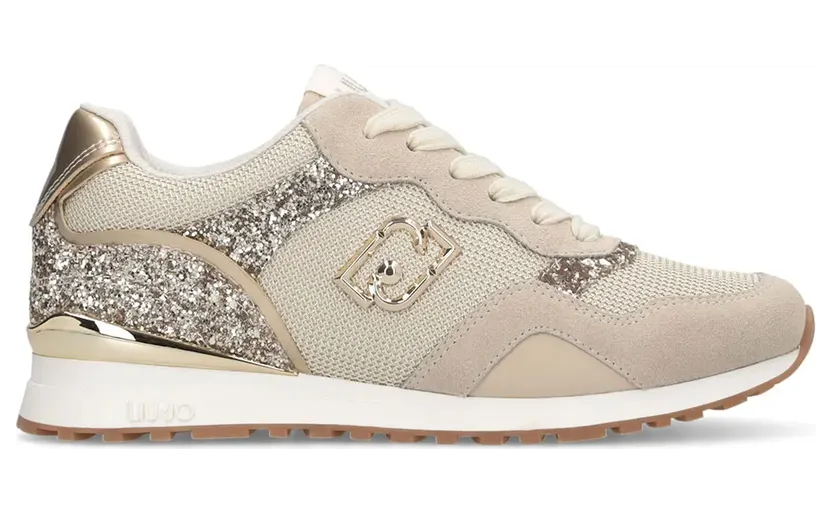 Liu·jo sneaker Glitter/Mesh/Cow Sue Rope/Light Gold (BF5015TX493S3815)
