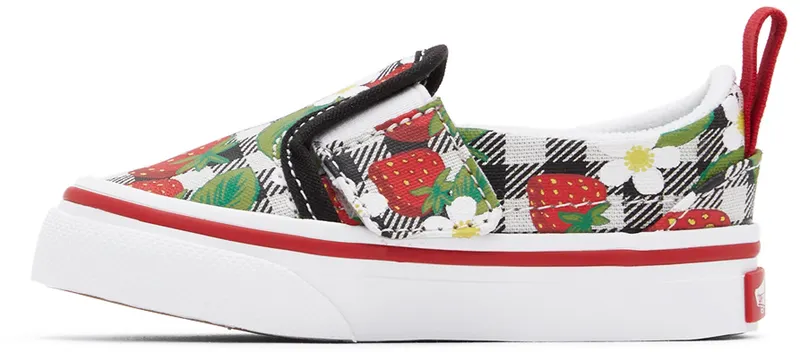 Vans Baby Multicolor Strawberry Gingham Slip-On V (VN000UBSARU1)
