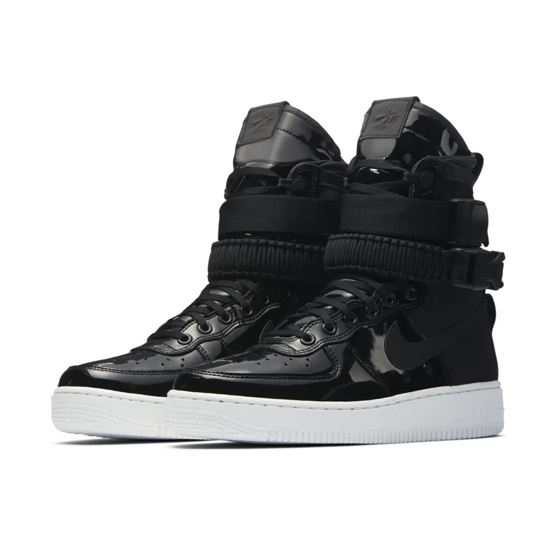 Nike SF Air Force 1 High Ruby Rose Force Is Female Black (W) Black/Black-Reflect Silver-Cool Grey (AJ0963-001)