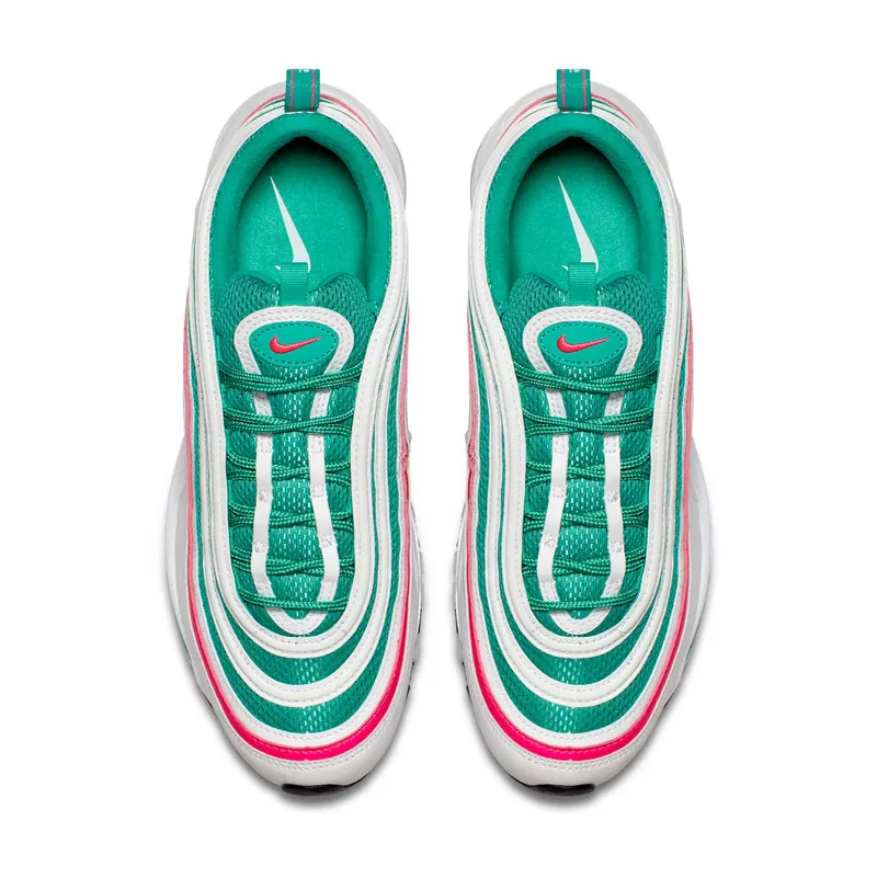Nike Air Max 97 South Beach White/Pink Blast-Kinetic Green-Black (921826-102)