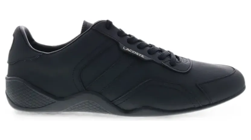 Lacoste Hapona leren sneakers – Zwart (42CMA001202H)