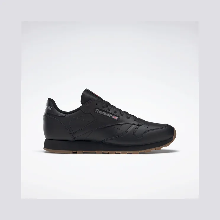 Reebok Classic Leather Schoenen Intense Black / Gum