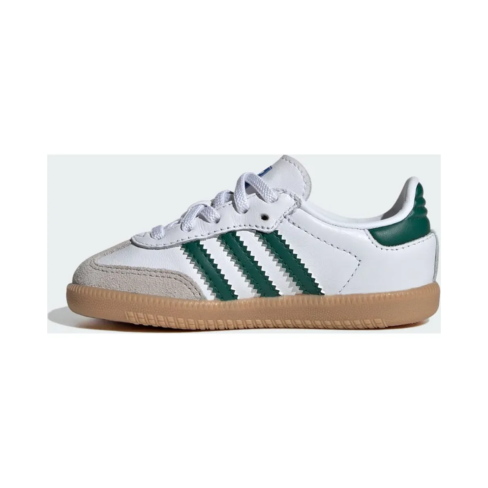 adidas Samba OG Kids Cloud White / Collegiate Green / Gum (IE1337)
