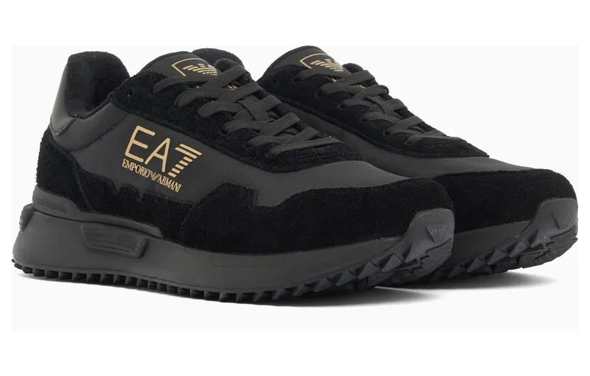 Armani Fabric Sneaker With Suede Inserts Vintage Running (7X000380-AF19175-MZ177) (2)