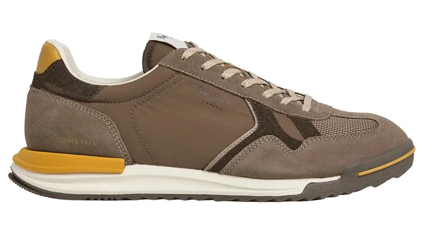Pepe Jeans PèPè sneaker Donkerbeige / Bruin / Donkerbruin / Curry (PMS600027-860)