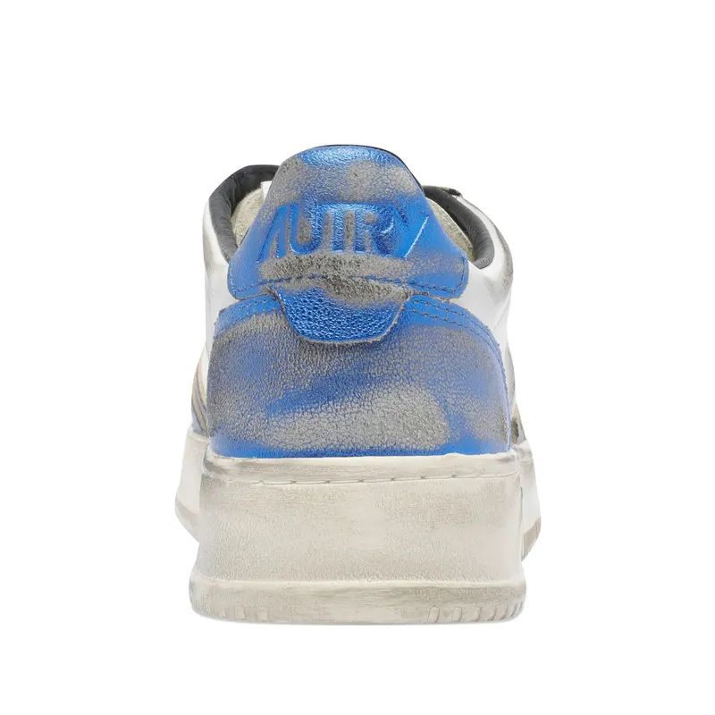 Autry Leather Logo “White/Blue” (AVLM SV55)