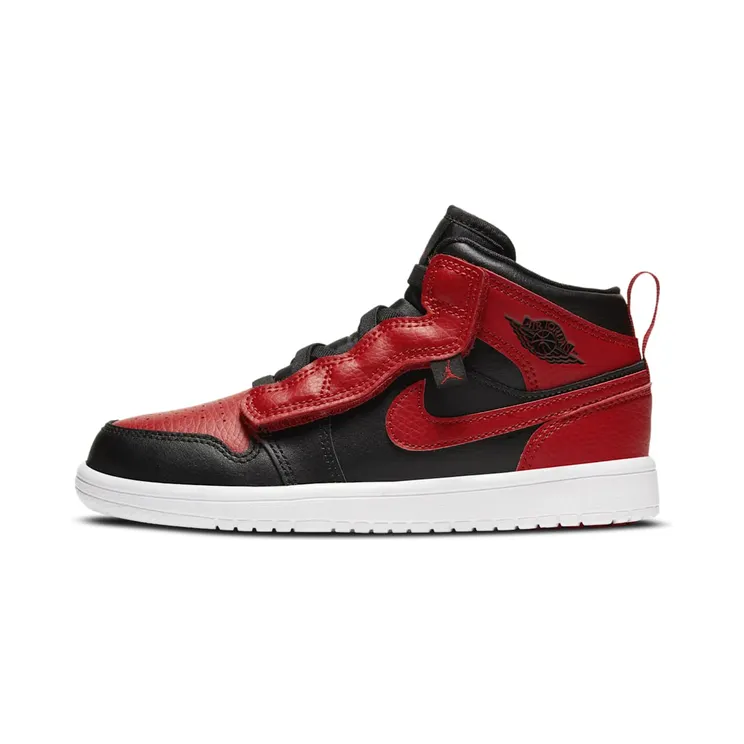 Air Jordan 1 Mid ALT PS ‘Banned’ 2020 “Black / White / Gym Red” (AR6351-074)