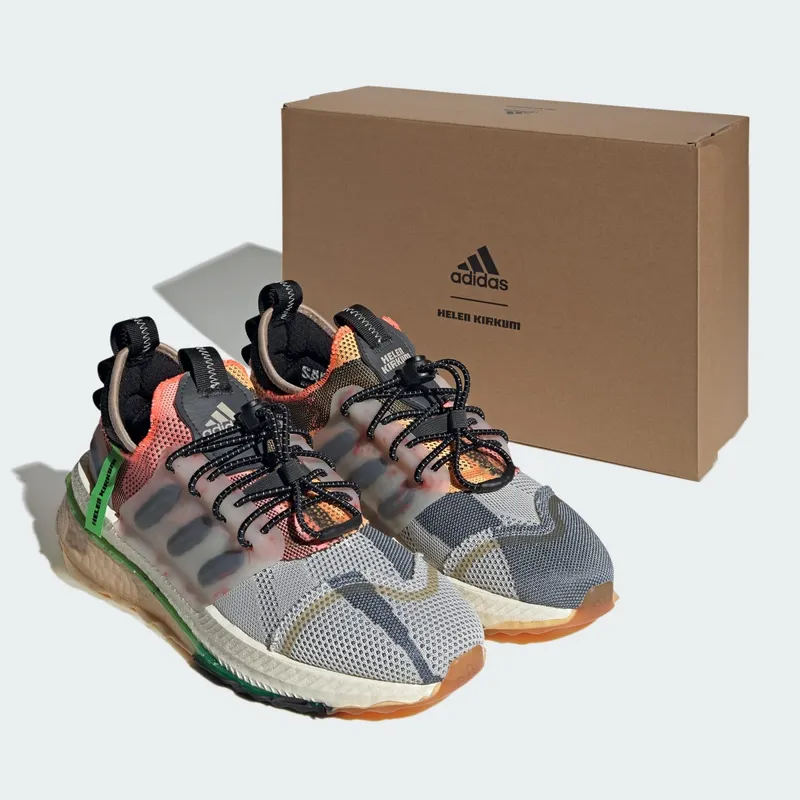 adidas X_PLRBOOST Helen Kirkum Aluminium Core Black Lucid Lime (ID8491)
