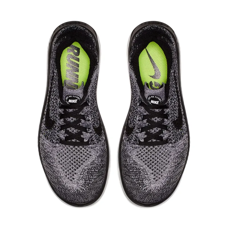 Nike Free RN Flyknit 2018 Oreo (W) White/Black (942839-101)