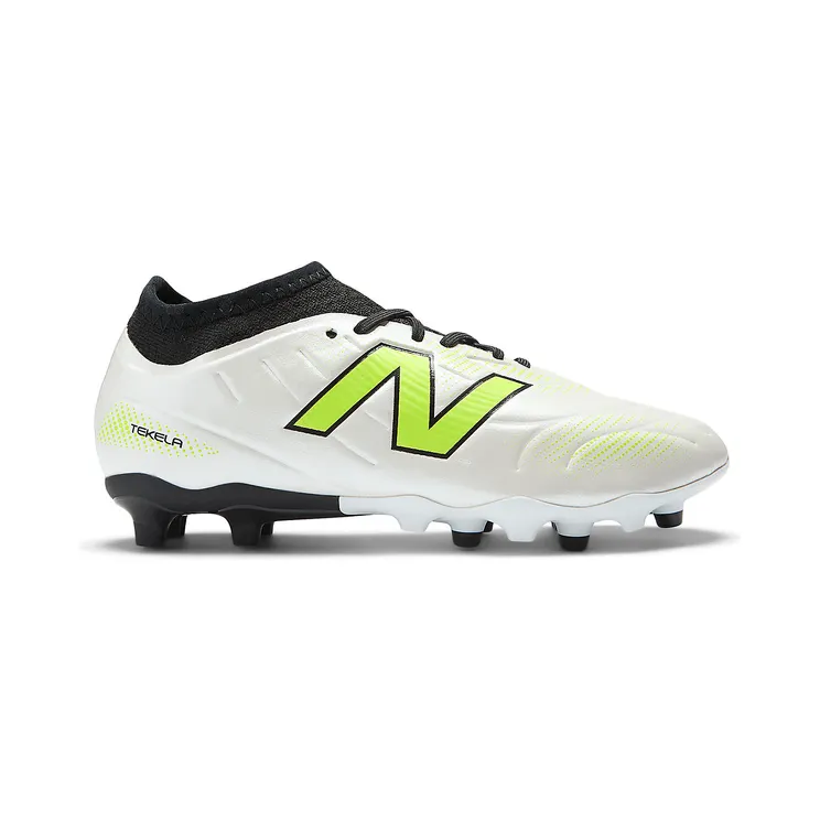 New Balance Tekela Team Low FG White Black Lime Light (SJT3FSP5)