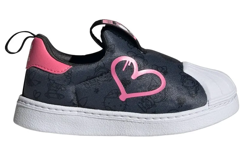 adidas Superstar 360 Hello Kitty And Friends Carbon Core Black Pink Fusion (IF3553)
