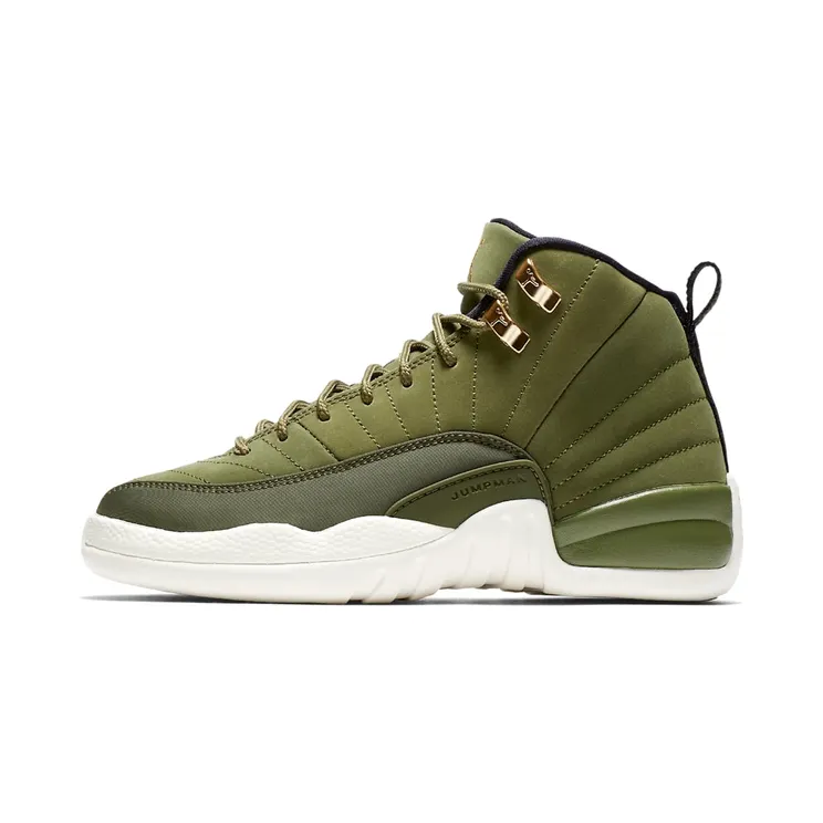 Air Jordan 12 Retro BG Olive Canvas (153265-301)