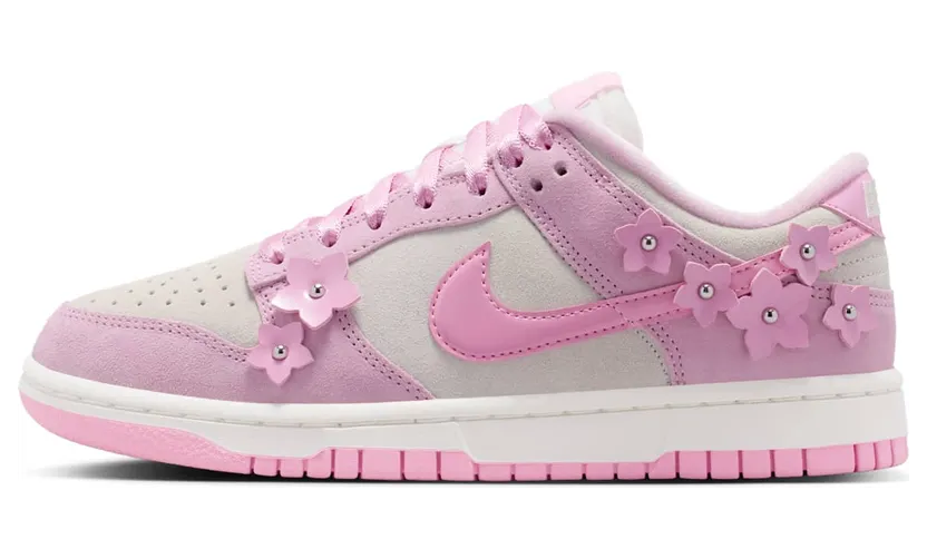Nike Dunk Low Womens Femme Pink Flower: clean roze zomer-Dunk