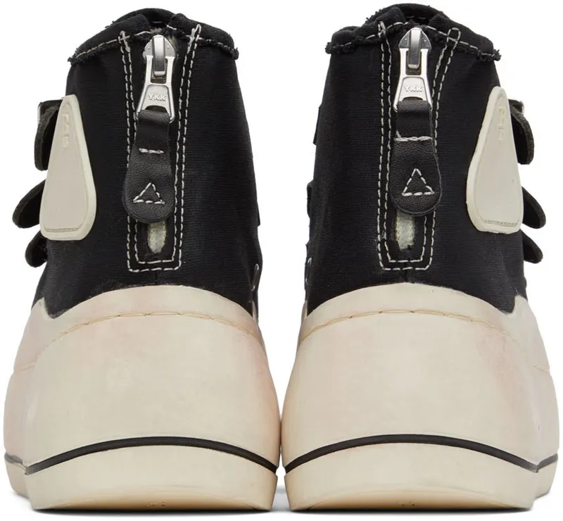R13 Black Kurt Buckle High-Top (R13S5035-001)
