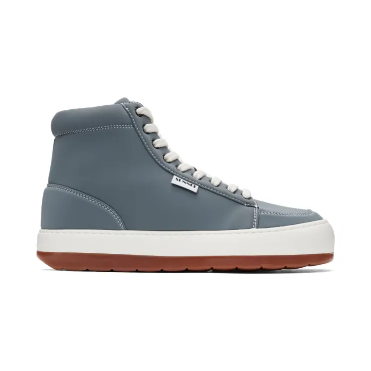 Sunnei Grey Neoprene Dreamy High-Top Sneakers (DHT01)