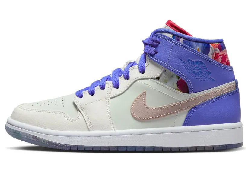 Jordan 1 Mid SE Valentine’s Day Flowers (FD4331-121)