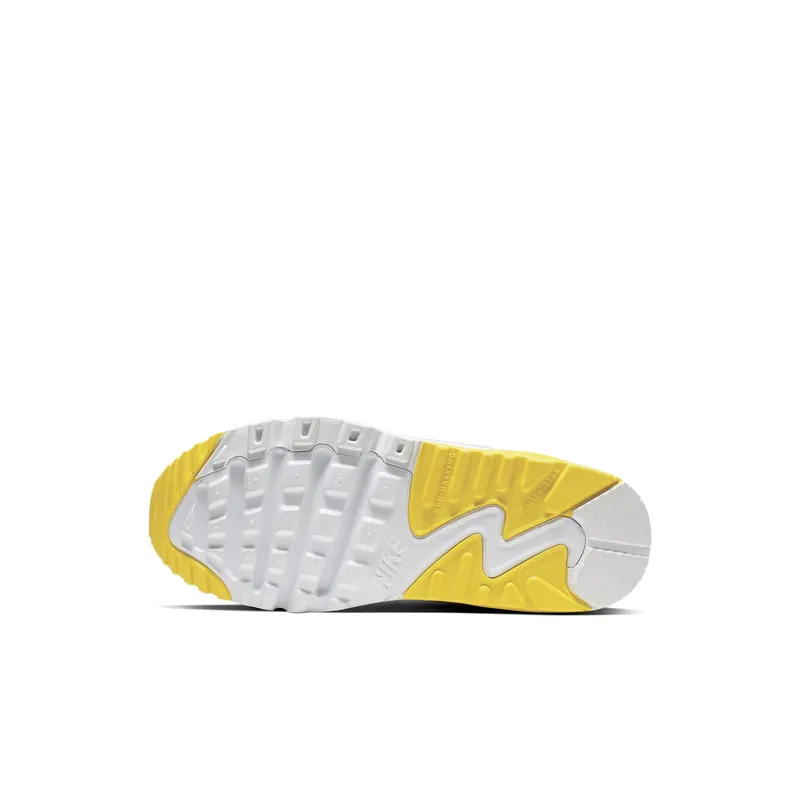 Nike Air Max 90 Undefeated White Opti Yellow (PS) White/Opti Yellow (CQ4616-101)
