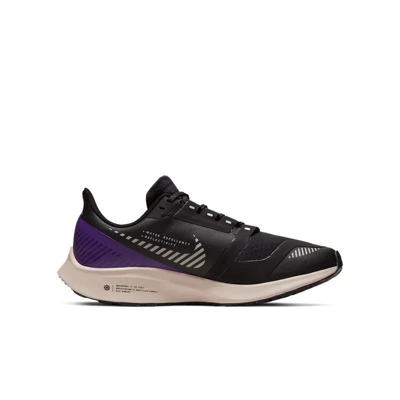 Nike Air Zoom Pegasus 36 Shield GS “Black / Purple” (BQ5705-001)