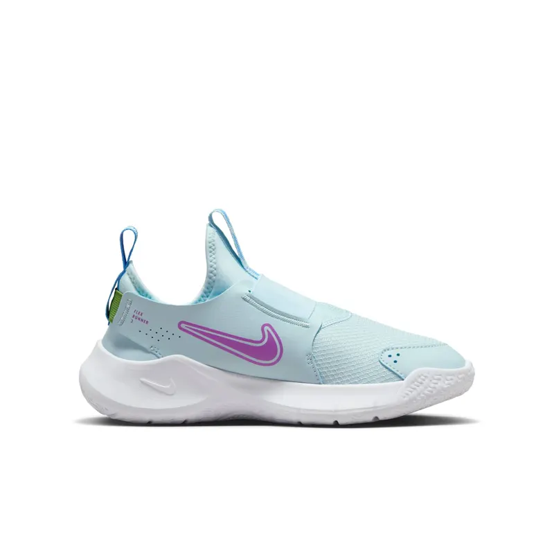 Nike Flex Runner 3 Glacier Blue University Blue Chlorophyll Hyper Violet (FN1294-401)