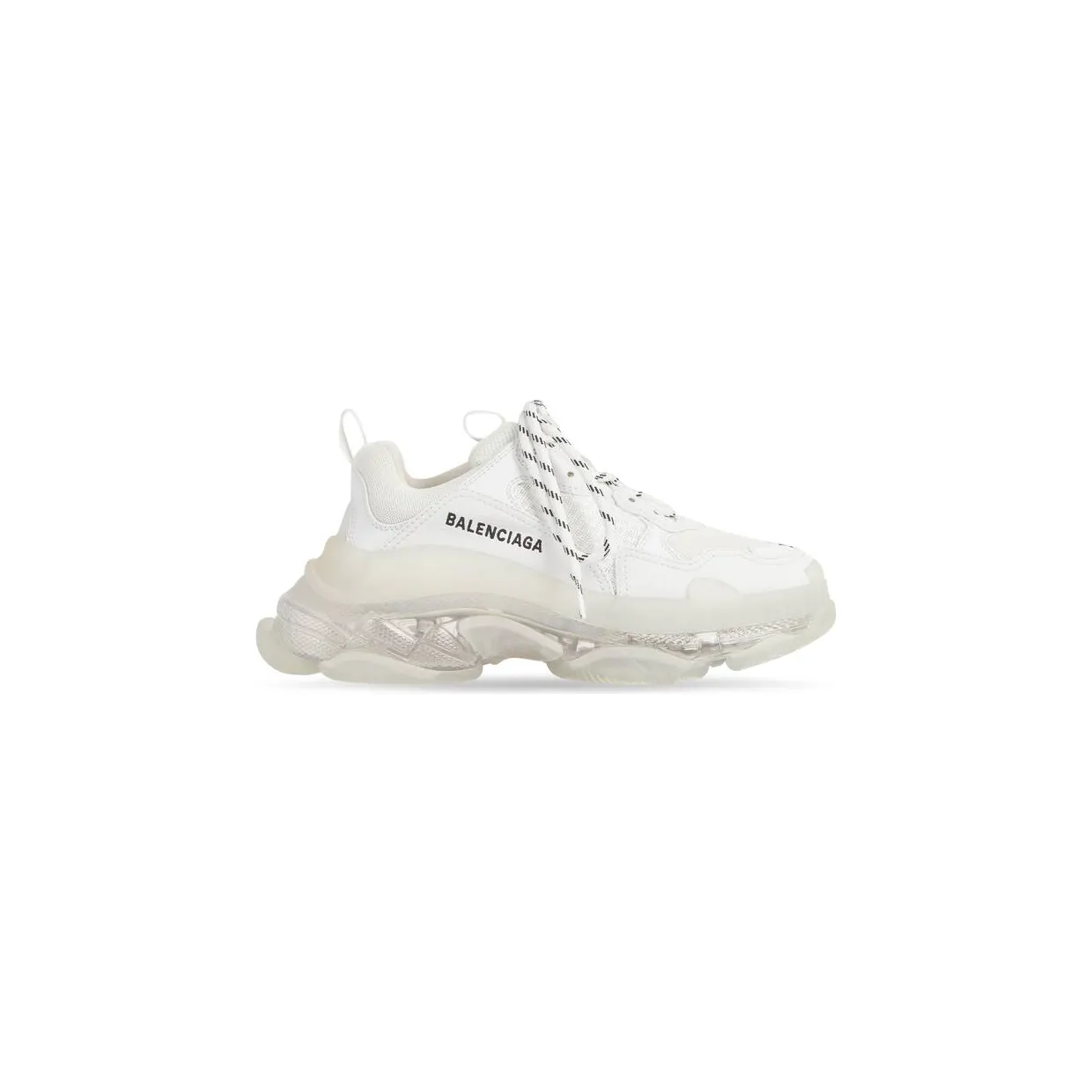 Balenciaga Triple S Clear Sole White (W) (544351W2FB19000)