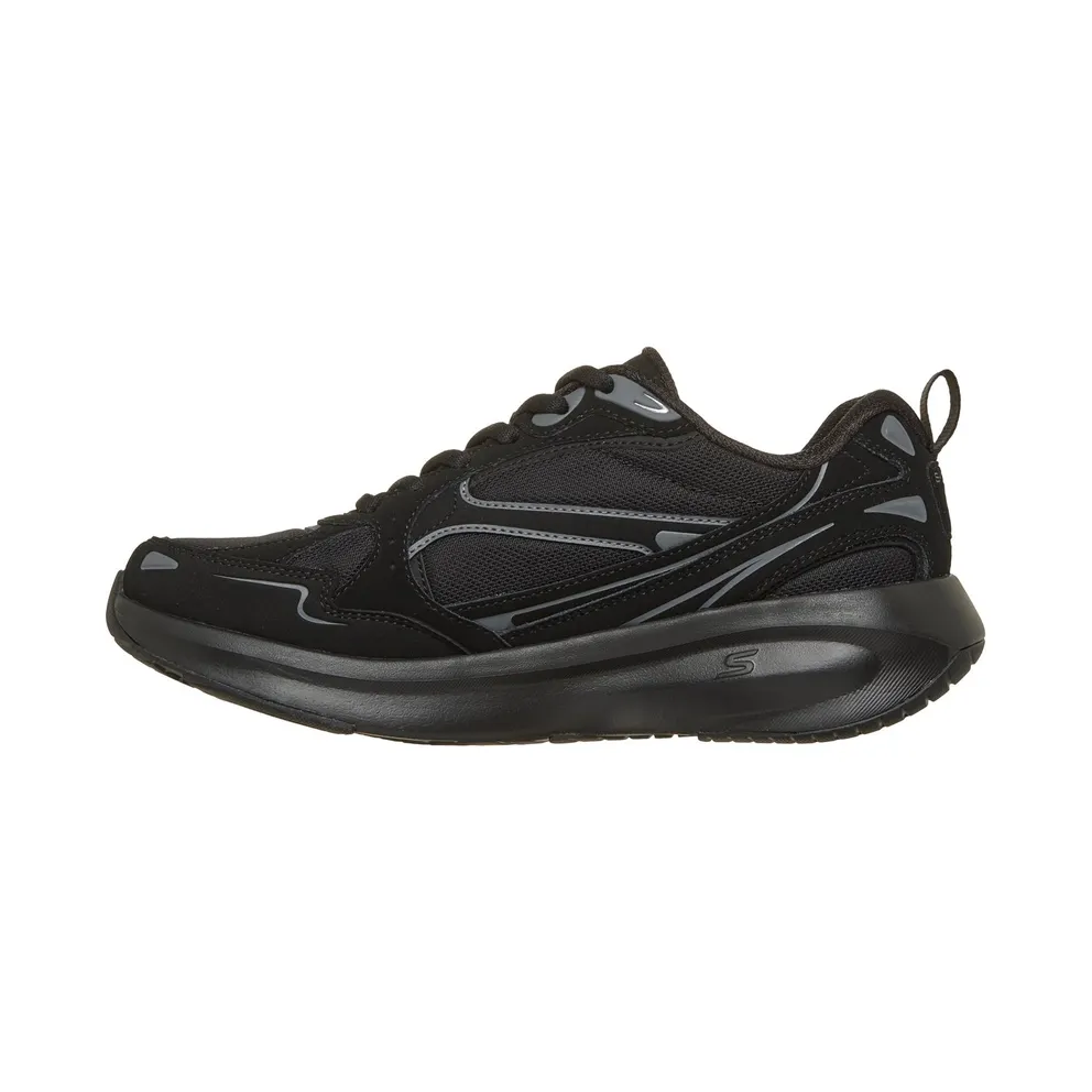 Skechers Waterproof: Plush Foam “Cool Mist Sneaker Black” (150575BBK)