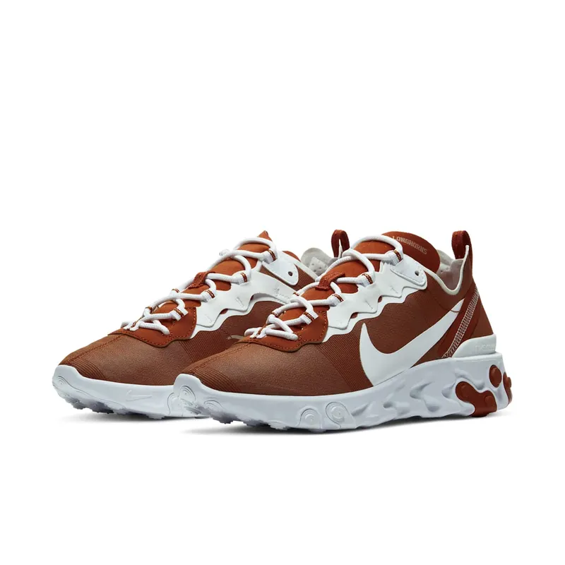 Nike React Element 55 Texas Desert Orange/White-White (CK4851-800)