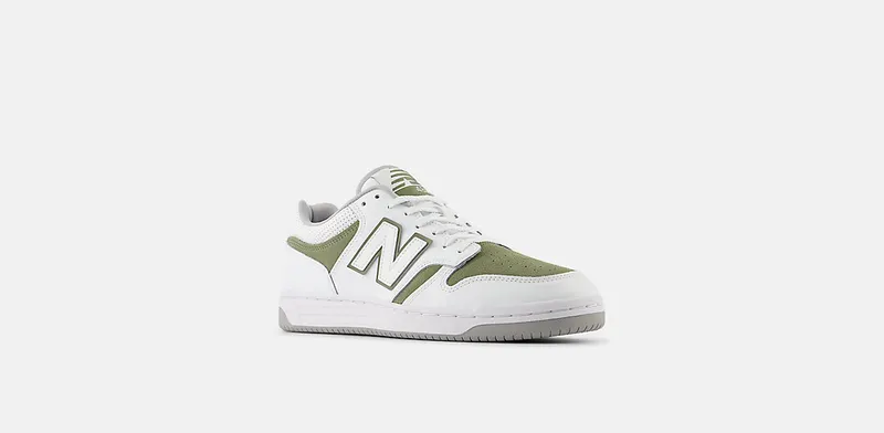 New Balance 480 White Olivine (BB480LRD)
