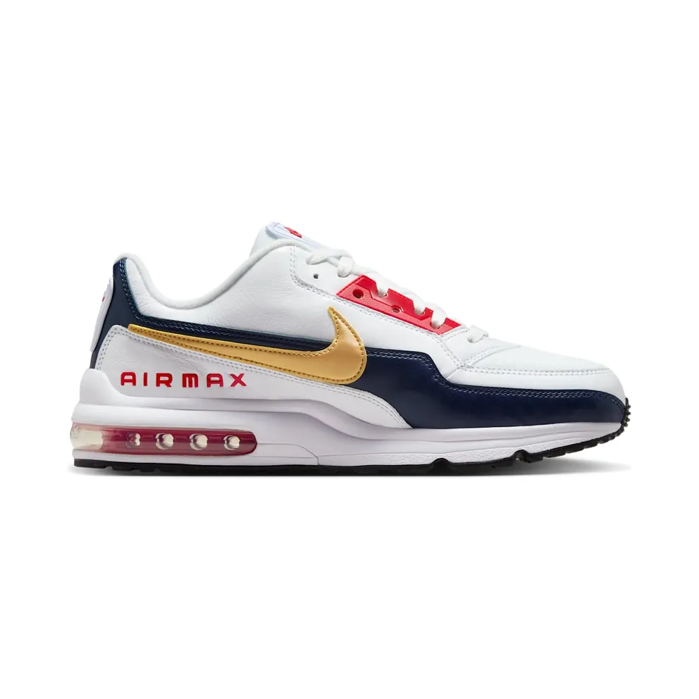 Nike Air Max LTD 3 PRM “White/Metallic Gold/Midnight Navy” (695484-186)