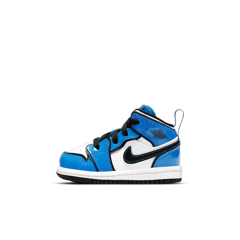 Jordan 1 Mid Signal Blue (TD) Signal Blue/White-Black (BQ6933-402)