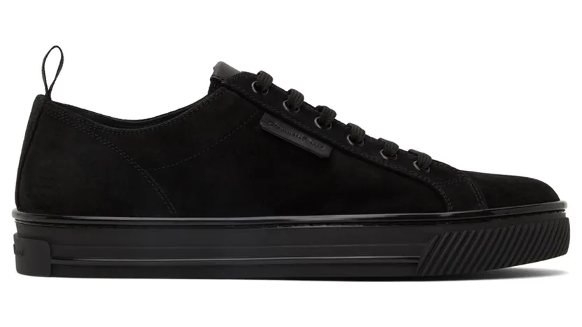 Gianvito Rossi Black 360 Low Sneakers (S25285-M1BLK-SUC)