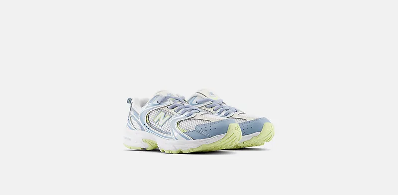 New Balance 530 Bungee Lace PS “Light Arctic Grey White” (P5303W7)