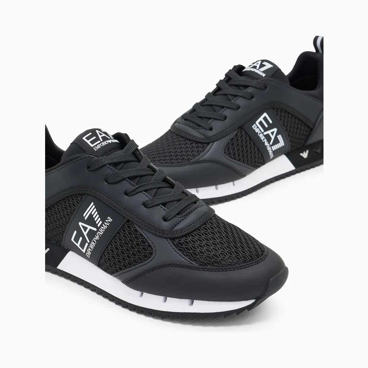 Armani Black And White In Mesh With Rubber Sole (7X000334-AF18610-MC001) (5)