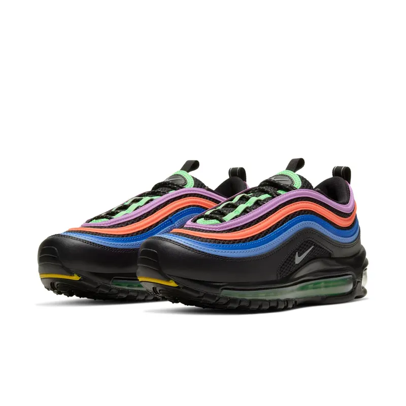 Nike Air Max 97 Electro Green Fuchsia (W) Black/Electro Green/Fuchsia Glow (CW6028-001)