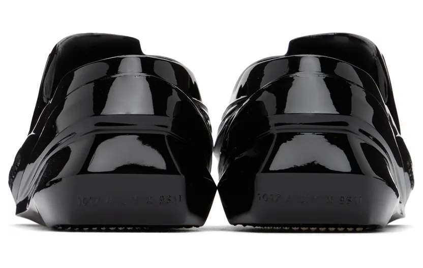 1017 ALYX 9SM Black Shiny Mono Slip-On Sneakers (AAUSN0025OT02.F21) (4)