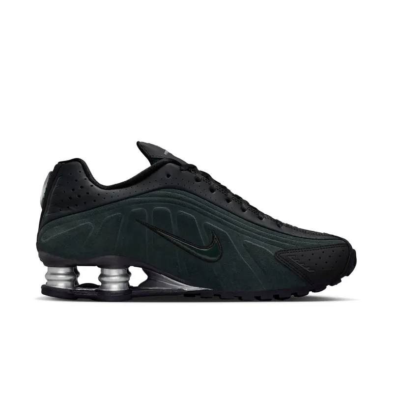 Nike Shox R4 Black Silver Seaweed (HQ7739-002)
