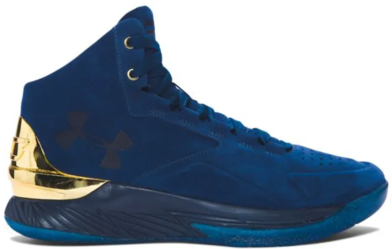 Under Armour Curry 1 Mid Lux Blackout Navy Blackout Navy/Metallic Gold-Blackout Navy (1296617-997)