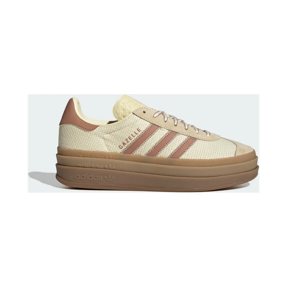 Adidas GAZELLE BOLD Schuhe Warm Vanilla / Clay Strata / Cream White (KI7224)